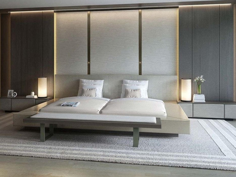 Custom Platform Bed with LEDs