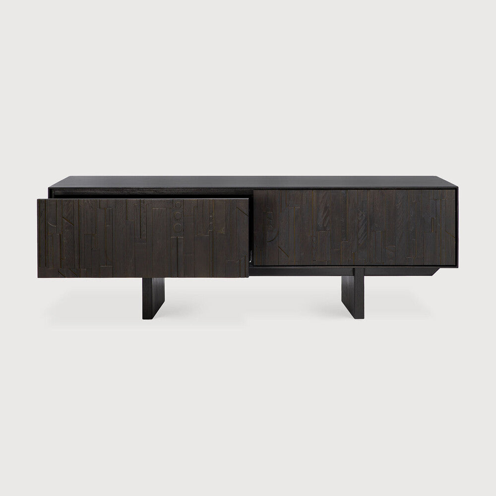 Mosaic TV Media Console by Ethnicraft Media Cabs Ethnicraft