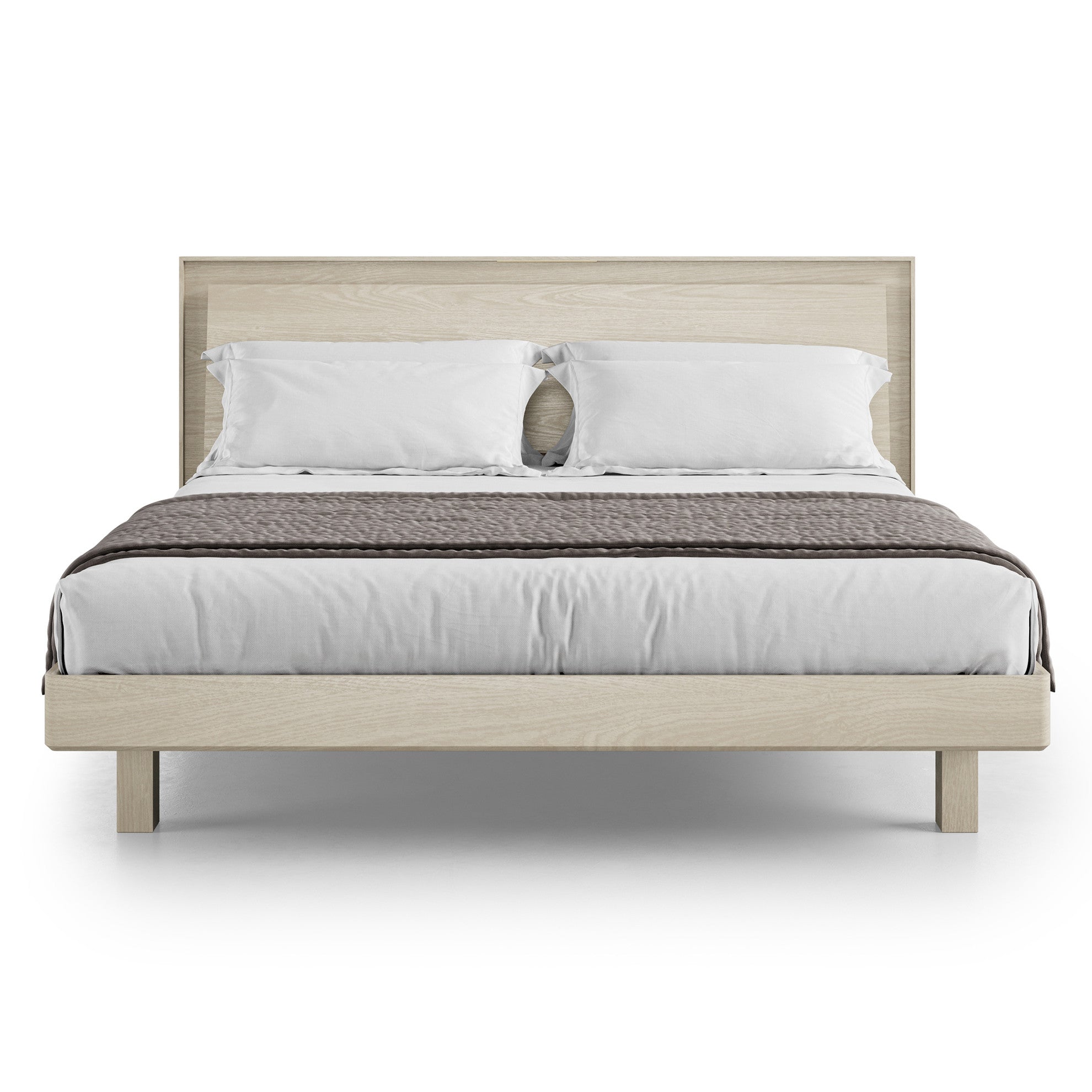 Dベット Kava 9619 King Bed by BDI | Modern Smart Platform Bed