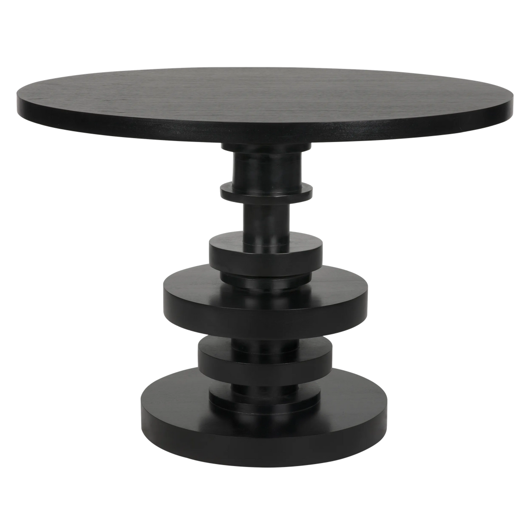 Corum Round Table Round Dining Tables Noir