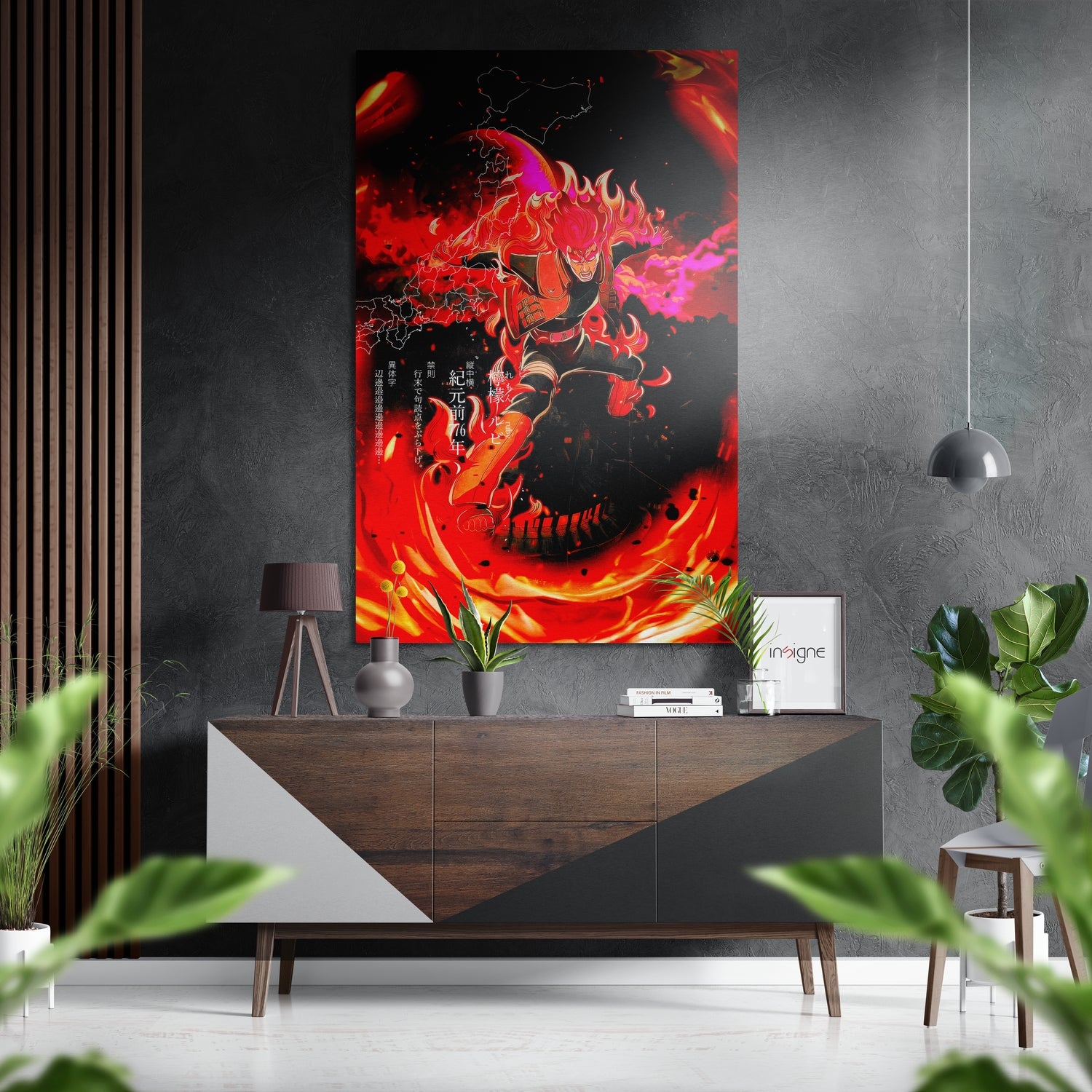 Naruto - Might Guy Brushed Aluminum Dibond Wall Art ADC-4052