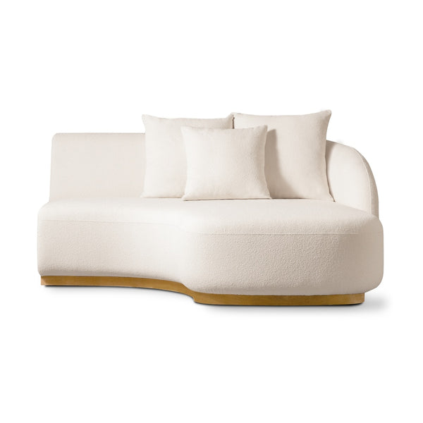 Como Curved Chaise Right by Harbour Outdoor — full product view