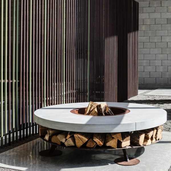 Ercole  Concrete Fire Pit By Outdoor / Outdoor Fire Tables AK47 Design