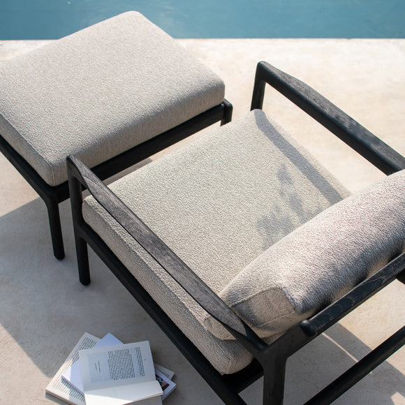 Jack Outdoor Lounge Chair and Ottoman by Ethnicraft Outdoor Sofas Ethnicraft