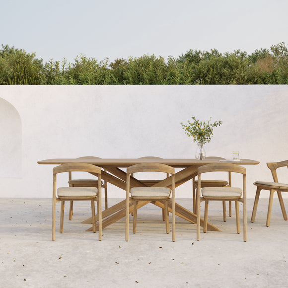 Mikado Outdoor Dining Table by Ethnicraft Outdoor Dining Table Ethnicraft