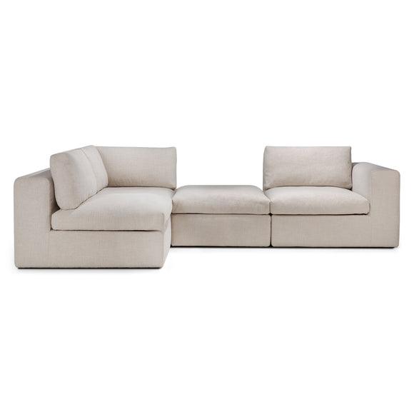Mellow 4-Piece Open Back Sectional Sectionals Ethnicraft
