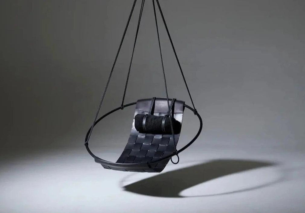 SLING Chair Woven Leather Hanging Chairs Studio Stirling