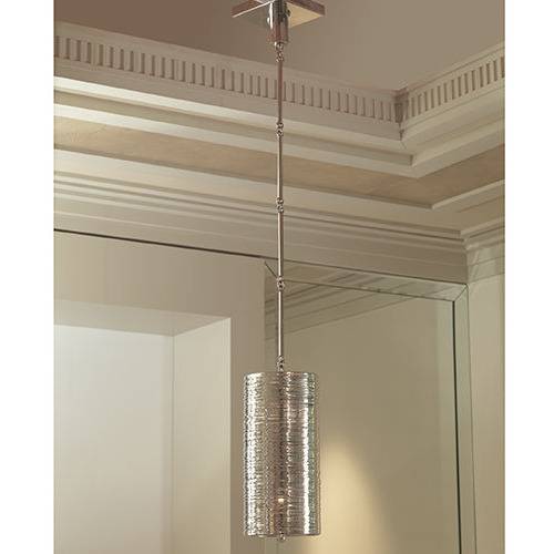 Coil Single Pendant-Polished Nickel Ceiling Lamp Lighting Global