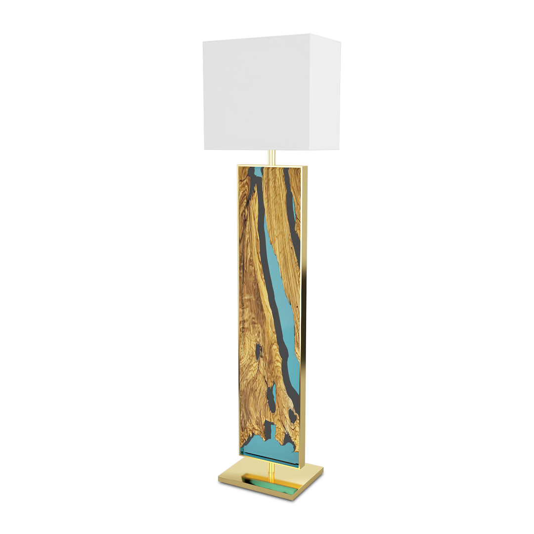 Aquamarine Menthe Floor Lamp Floor Lamps Arditi Collection