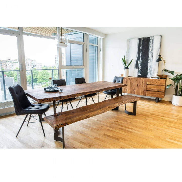 BENT SOLID SLAB DINING TABLE Dining Tables Moes Home