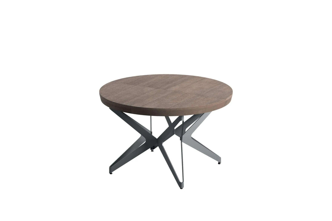 Big Round Expandable Dining Table By Ozzio Italia Dining Table Ozzio Italia