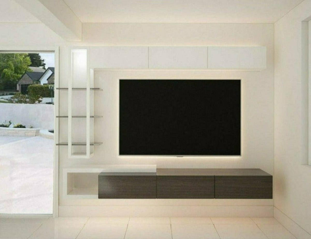 Newport  Entertainment Unit 1 Entertainment Centers Modern Studio