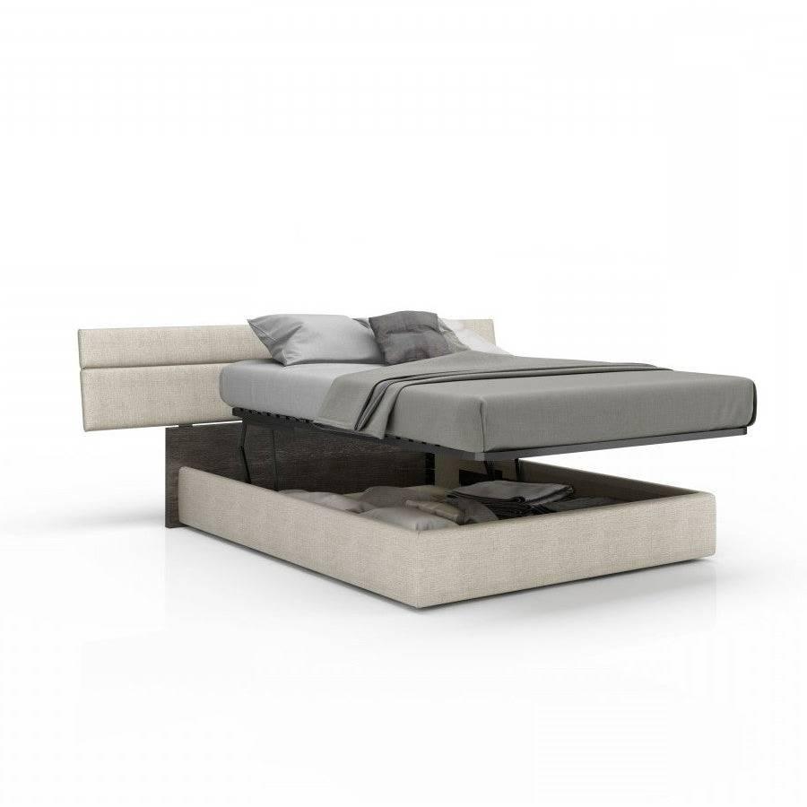 PLANK UPHOLSTERED STORAGE BED Beds Huppe