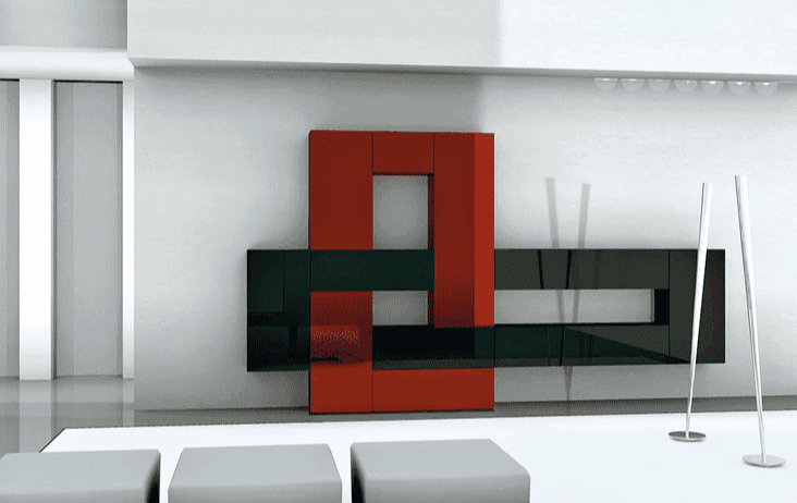 Posh O Wall Unit Entertainment Centers Modern Studio