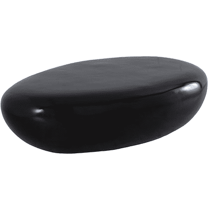 River Stone Coffee Table Black Coffee Tables Phillips Collection