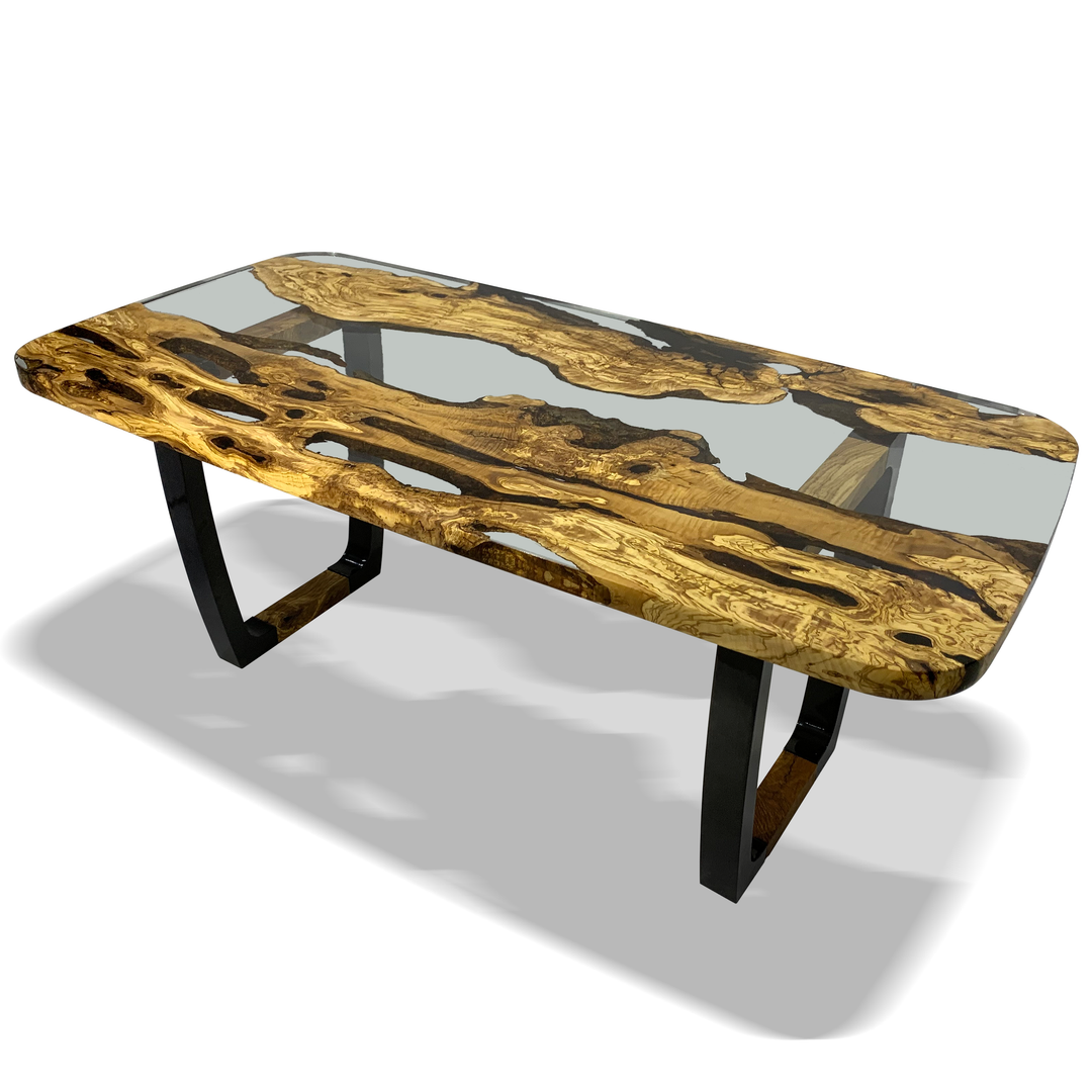 Staphyle Olive Wood Dining Table (Ready To Ship) -  - www.arditicollection.com