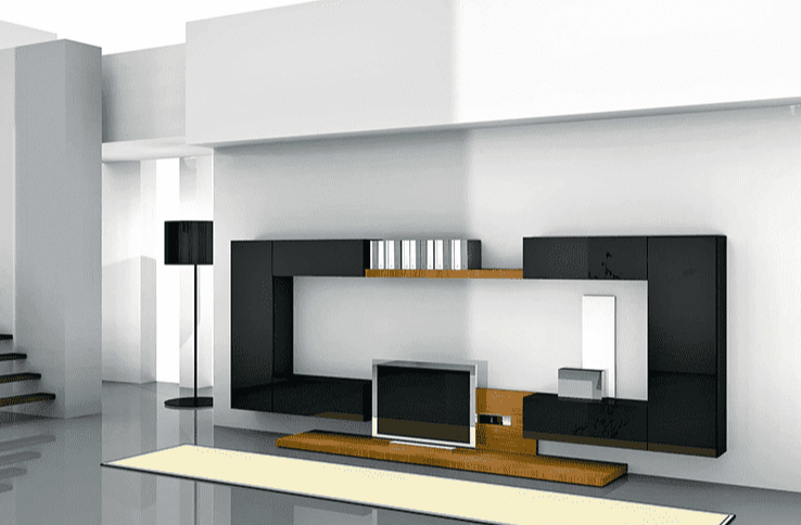 Tavern Entertainment Unit Entertainment Centers Modern Studio