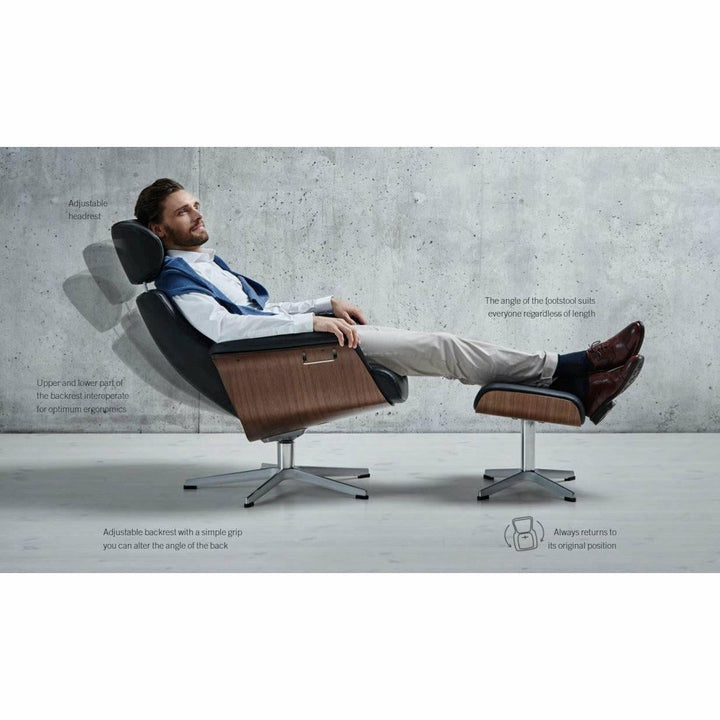 Timeout Recliner + Foot-stool Lounge Chairs Conform