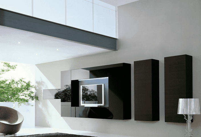 Uptown Wall Unit Entertainment Centers Modern Studio