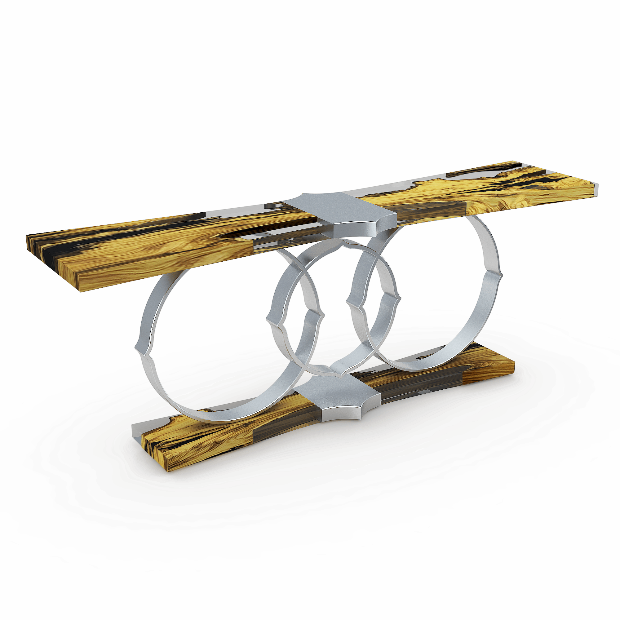 Viceroy Olive Wood Console – Modern Studio