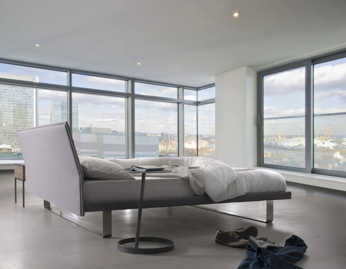 Trica upholstered modern bed