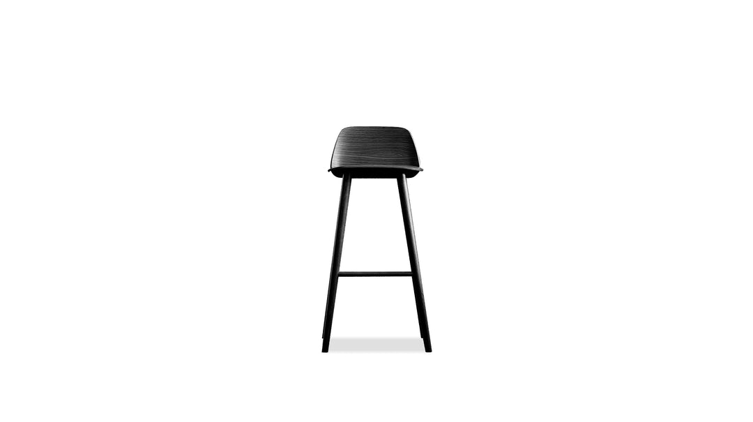 NISA Bar Stool in Black by Mobital — view 2