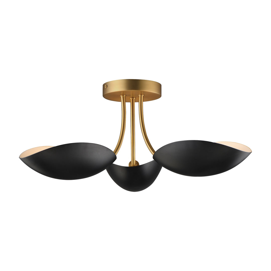 Maris Multi-Light Pendant by Studio M Lighting in Black / Natural Aged Brass