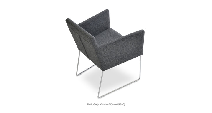 Harput Sled Wire Armchair by Soho Concept