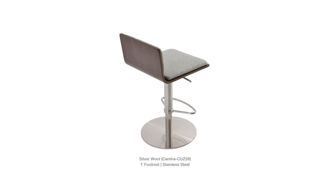 Corona Piston Plywood Seat Stool by Soho Concept