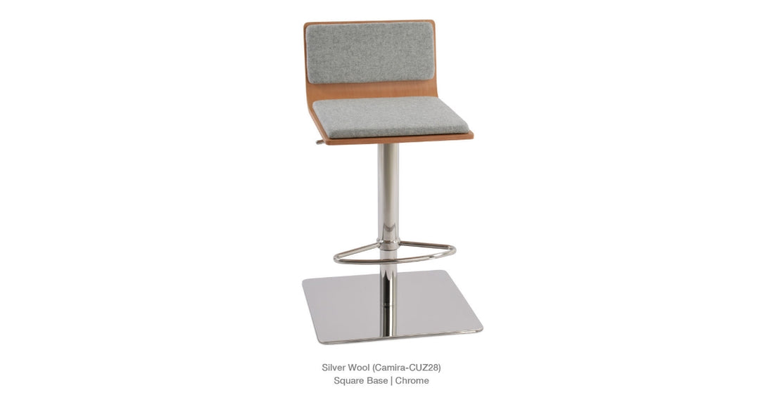 Corona Piston Plywood Seat Stool by Soho Concept