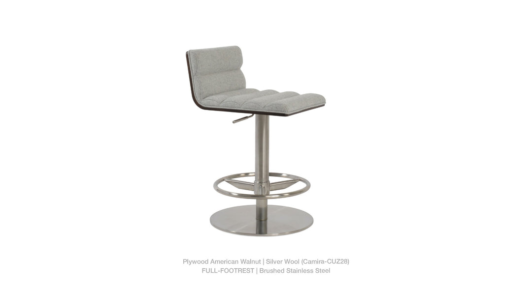 Corona Comfort Piston Swivel Stool Soho Concept