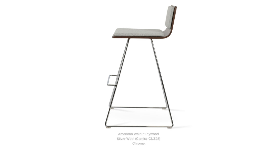 Corona Wire Plywood Seat Stool by Soho Concept