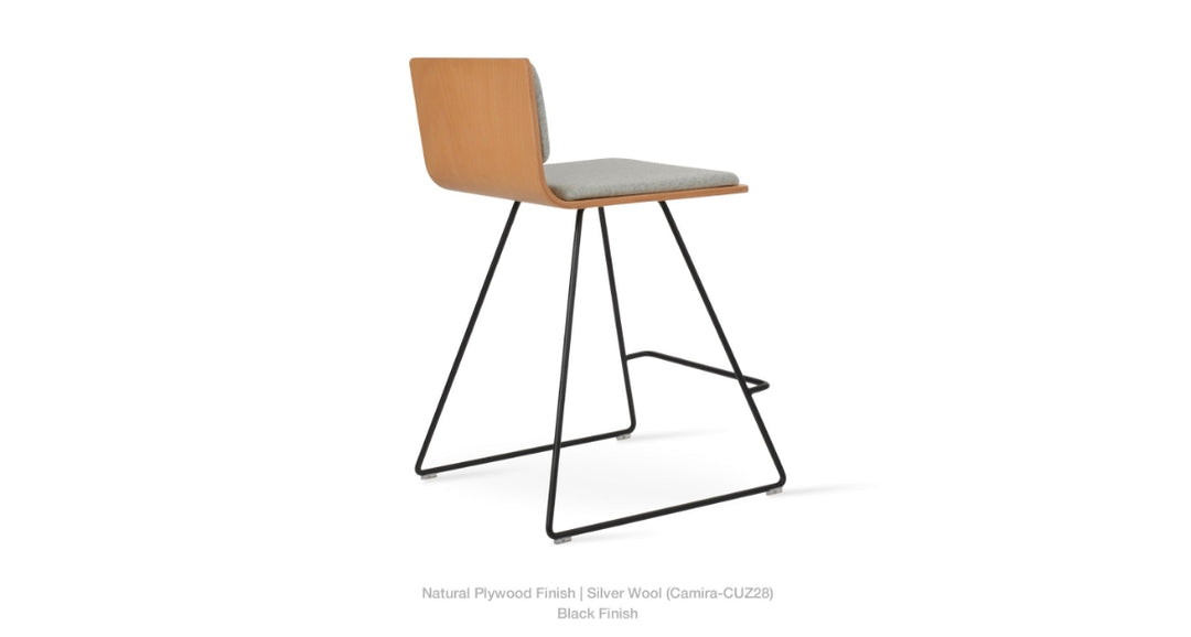 Corona Wire Plywood Seat Stool by Soho Concept