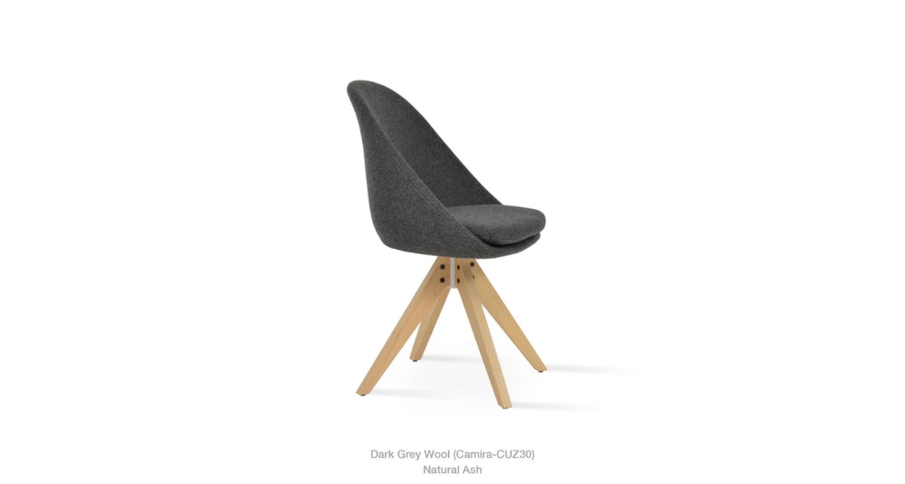 Avanos Pyramid Wood Chair by Soho Concept
