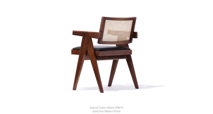 Pierre J Arm Half Wicker Chair by Soho Concept
