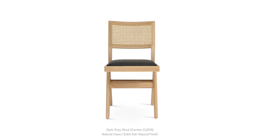 Pierre J Half Wicker Dining Chair by Soho Concept