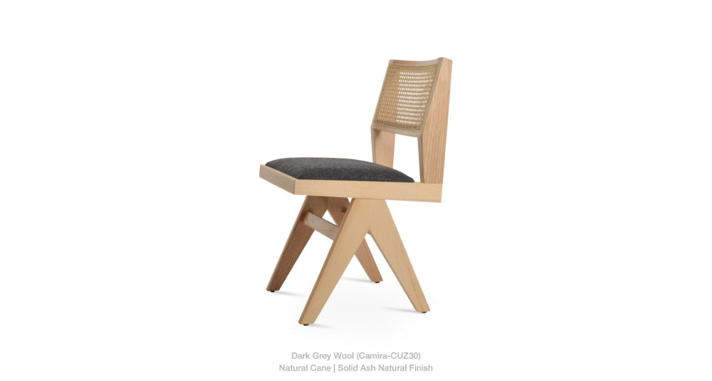 Pierre J Half Wicker Dining Chair by Soho Concept