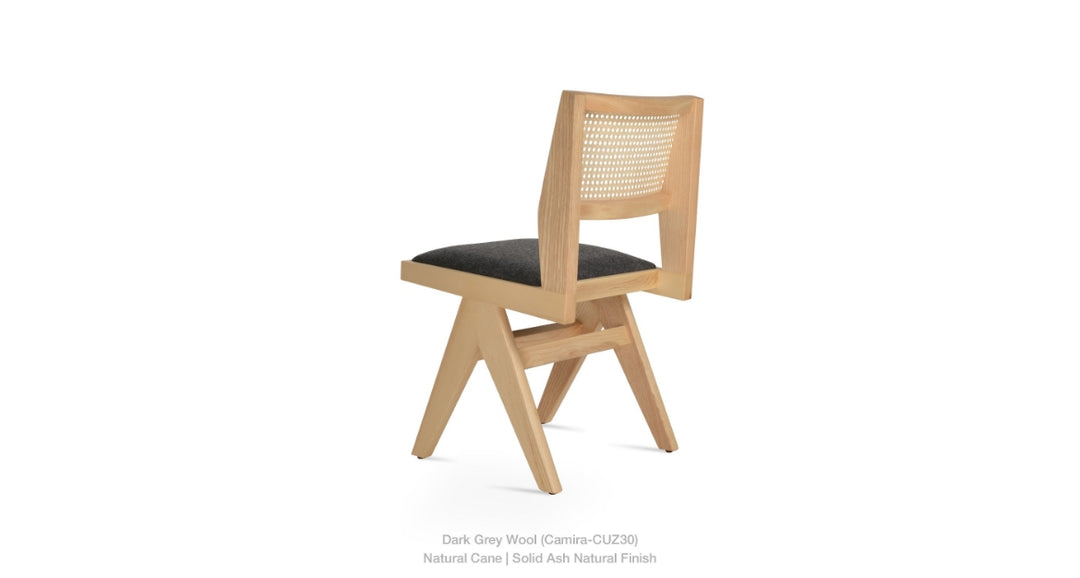 Pierre J Half Wicker Dining Chair by Soho Concept