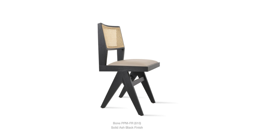 Pierre J Half Wicker Dining Chair by Soho Concept