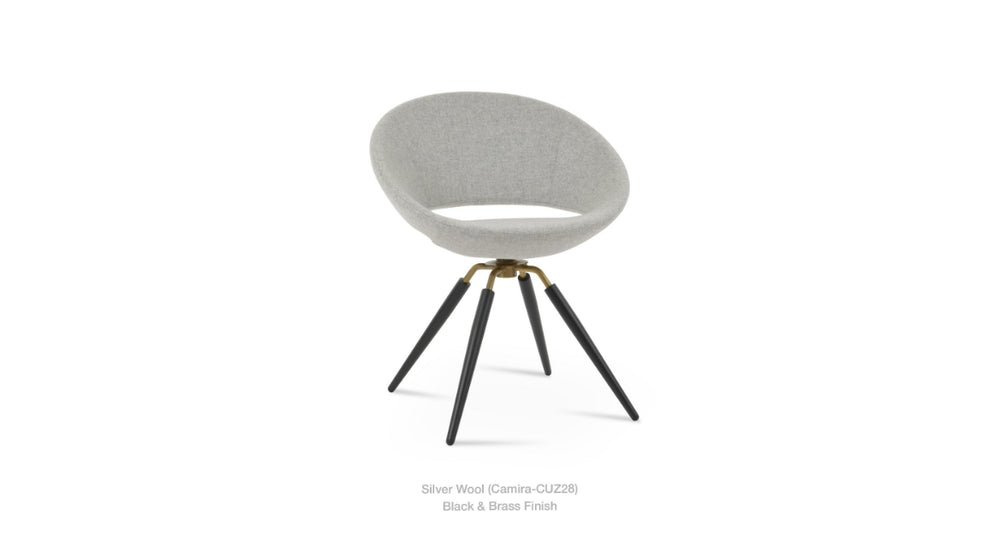 Crescent Carrot Swivel Chair by Soho Concept