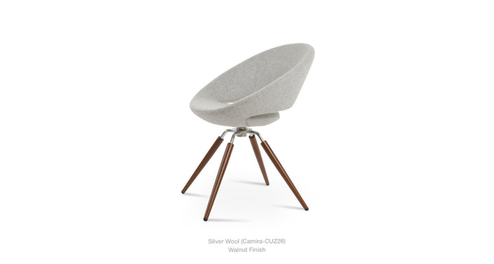 Crescent Carrot Swivel Chair by Soho Concept