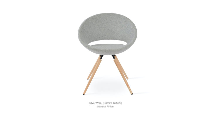 Crescent Carrot Swivel Chair by Soho Concept