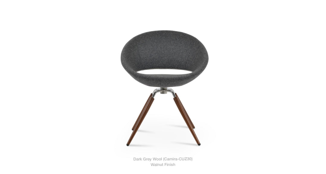 Crescent Carrot Swivel Chair by Soho Concept