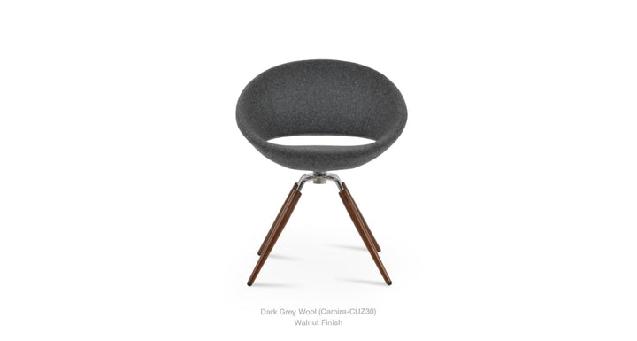 Crescent Carrot Swivel Chair by Soho Concept