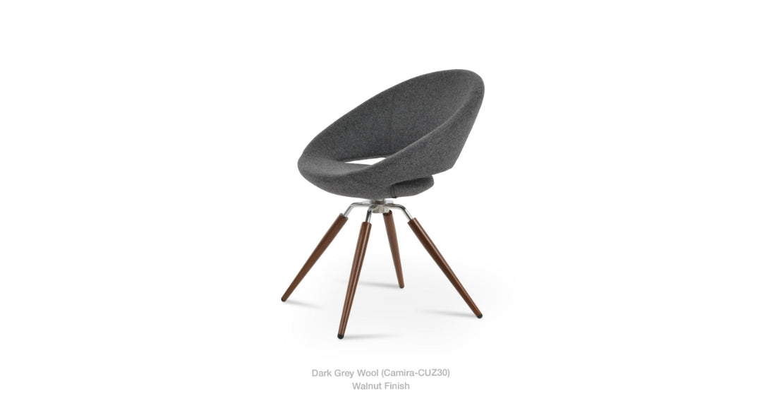 Crescent Carrot Swivel Chair by Soho Concept