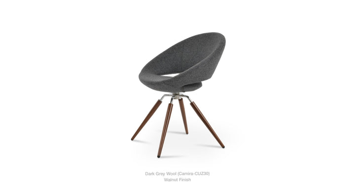 Crescent Carrot Swivel Chair by Soho Concept