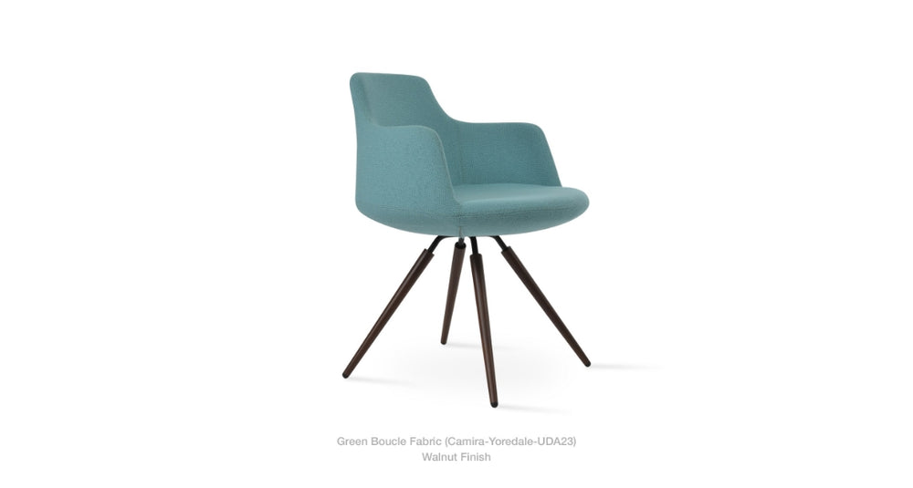 Dervish Carrot Swivel Armchair by Soho Concept