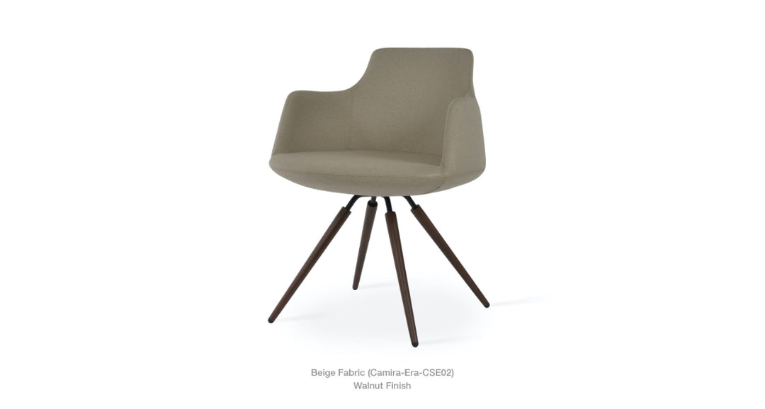 Dervish Carrot Swivel Armchair by Soho Concept