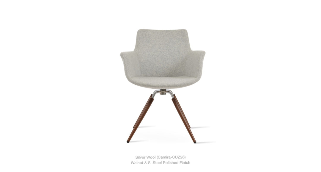 Bottega Carrot Swivel Armchair by Soho Concept