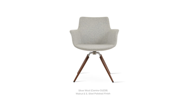 Bottega Carrot Swivel Armchair by Soho Concept